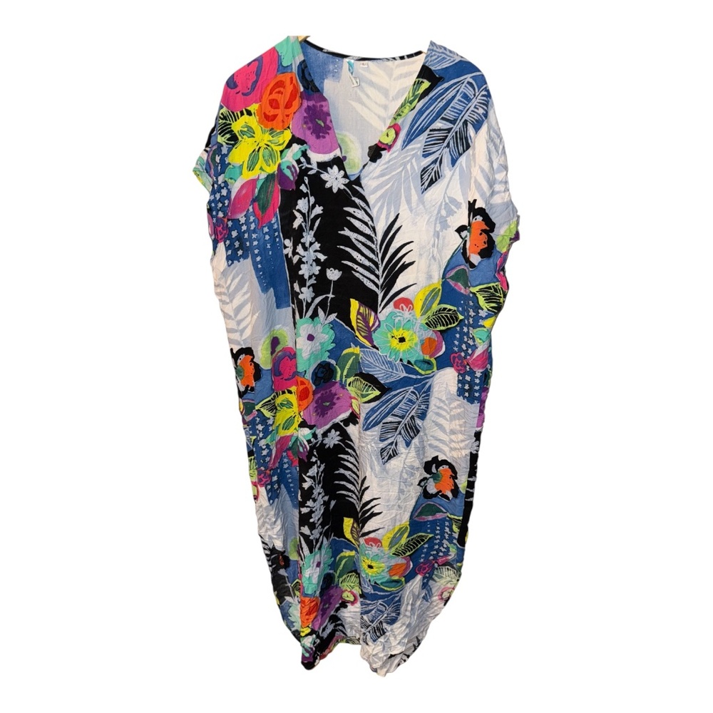 Jams World Tropical Dream Casablanca Dress Caftan Maxi L